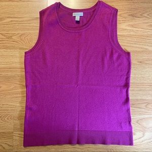 Charter Club Sleeveless Knit Top